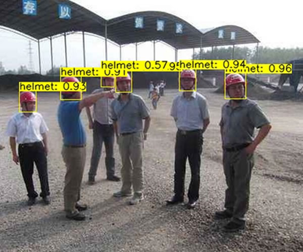 米兰工地安全帽检测项目成功上线